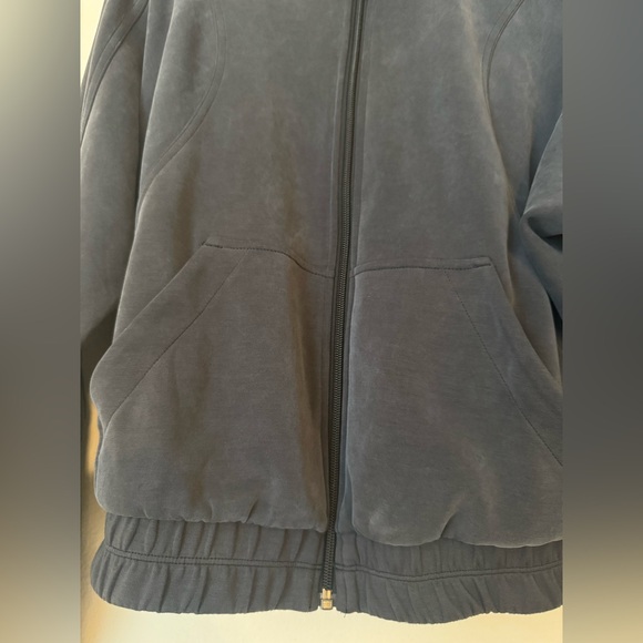 Lululemon Women’s Brushed Softstreme Funnel-Neck Zip Up Jacket- Size 6 - Picture 4 of 10